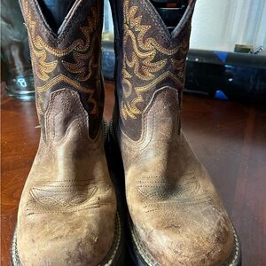 Ariat Boots Fatbaby Womens 8B Heritage Western Boots Brown Leather 10000824